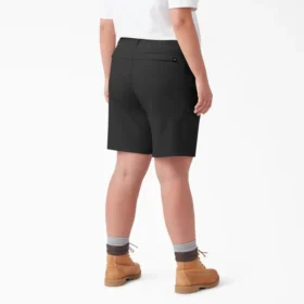 Shorts de femme grande taille à coupe décontractée et rafraîchissant, 23 cm