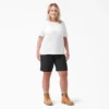 Shorts de femme grande taille à coupe décontractée et rafraîchissant, 23 cm