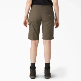 Shorts de menuisier pour femme en toile de coton, coupe décontractée, 28 cm Shorts de menuisier pour femme en toile de coton, coupe décontractée, 28 cm