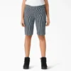 Shorts de menuisier à rayures Hickory coupe décontractée pour femme, 28 cm Shorts de menuisier à rayures Hickory coupe décontractée pour femme, 28 cm