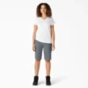 Shorts de menuisier à rayures Hickory coupe décontractée pour femme, 28 cm Shorts de menuisier à rayures Hickory coupe décontractée pour femme, 28 cm