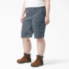 Shorts de menuisier à rayures Hickory pour femmes grandes tailles