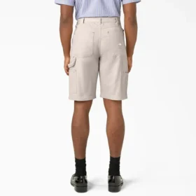 Shorts de peintre en jacquard ton sur ton, 28 cm