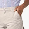 Shorts de peintre en jacquard ton sur ton, 28 cm Shorts de peintre en jacquard ton sur ton, 28 cm
