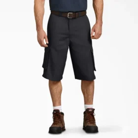 Shorts de travail cargo ample Flex, 33 cm