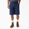 Shorts de travail à carreaux, 28 cm