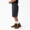Shorts de travail à carreaux, 28 cm