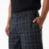 Shorts de travail à carreaux, 28 cm
