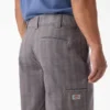 Shorts de travail à carreaux, 28 cm