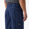 Shorts de travail à carreaux, 28 cm