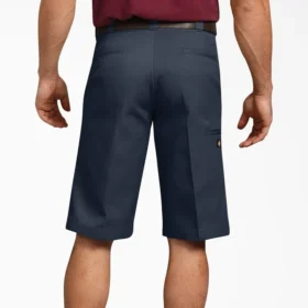 Shorts de travail à coupe décontractée et poches multifonctions, 33 cm