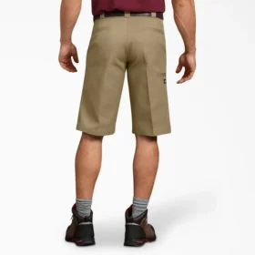 Shorts de travail à coupe décontractée et poches multifonctions, 33 cm