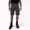 Shorts en toile de coton Flex à 5 poches, 28 cm