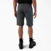 Shorts en toile de coton Flex à 5 poches, 28 cm
