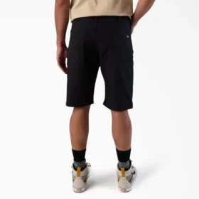 Shorts en toile de coton Flex à 5 poches, 28 cm