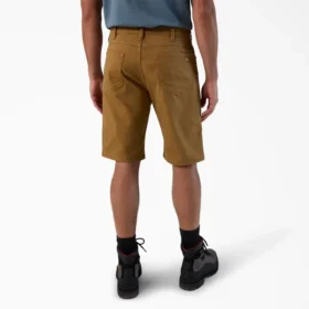 Shorts en toile de coton Flex à 5 poches, 28 cm