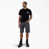 Shorts en toile de coton Flex à 5 poches, 28 cm