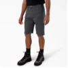 Shorts en toile de coton Flex à 5 poches, 28 cm