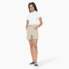 Shorts en toile de coton pour femme, coupe classique, 12,7 cm