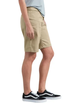 Shorts en twill stretch coupe décontractée 10&Prime; pour femme
