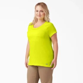 Shorts à manches courtes et poche pour femmes, taille grande