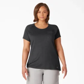 Shorts à manches courtes et poche pour femmes, taille grande