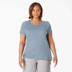 Shorts à manches courtes et poche pour femmes, taille grande