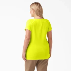 Shorts à manches courtes et poche pour femmes, taille grande