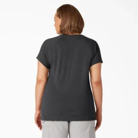 Shorts à manches courtes et poche pour femmes, taille grande