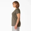 Shorts à manches courtes et poche pour femmes, taille grande Shorts à manches courtes et poche pour femmes, taille grande