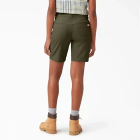 Shorts rafraîchissant à coupe décontractée pour femme, 23 cm