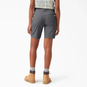 Shorts rafraîchissant à coupe décontractée pour femme, 23 cm