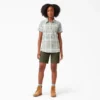 Shorts rafraîchissant à coupe décontractée pour femme, 23 cm
