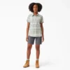 Shorts rafraîchissant à coupe décontractée pour femme, 23 cm