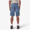 Shorts utilitaires en denim, 28 cm