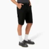 Shorts utilitaires en denim, 28 cm