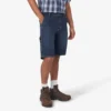 Shorts utilitaires en denim, 28 cm