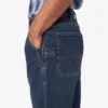 Shorts utilitaires en denim, 28 cm