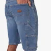 Shorts utilitaires en denim, 28 cm