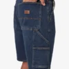 Shorts utilitaires en denim, 28 cm