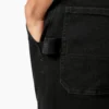 Shorts utilitaires en denim, 28 cm