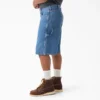 Shorts utilitaires en denim, 33 cm