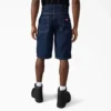 Shorts utilitaires en denim, 33 cm