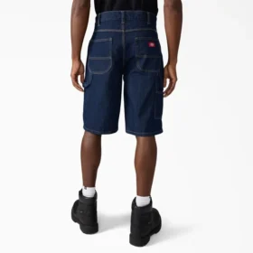 Shorts utilitaires en denim, 33 cm