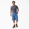 Shorts utilitaires en denim, 33 cm
