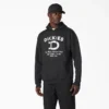 Sweat à capuche avec col en V et motif vieilli