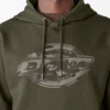 Sweat à capuche camouflage hydrofuge avec logo