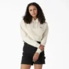 Sweat à capuche court Oakport pour femme Sweat à capuche court Oakport pour femme