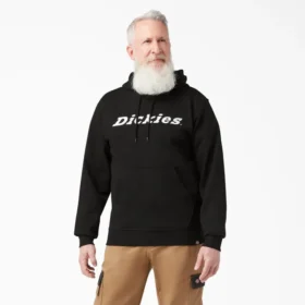 Sweat à capuche en molleton avec logo script