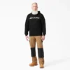 Sweat à capuche en molleton avec logo script